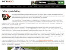 Tablet Screenshot of betdido.com